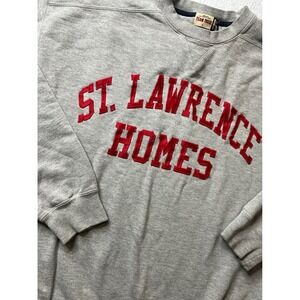 Team Issue St Lawrence Homes Sweatshirt Mens L Russell Athletic Pullover vintage